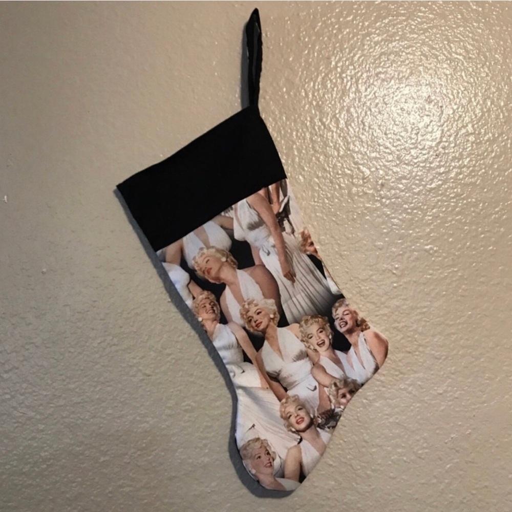 Marilyn Monroe Christmas stocking